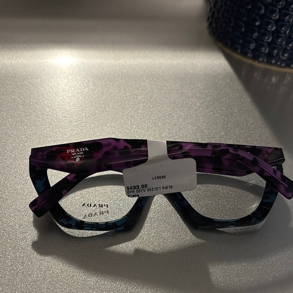 Prada Blue Cat-Eye Glasses - Picture 5 of 5